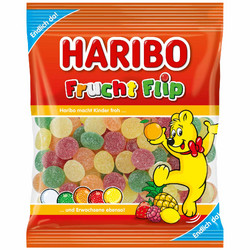 Подходящ за: Специален повод Haribo Fruit Flip желирани бонбони 160гр